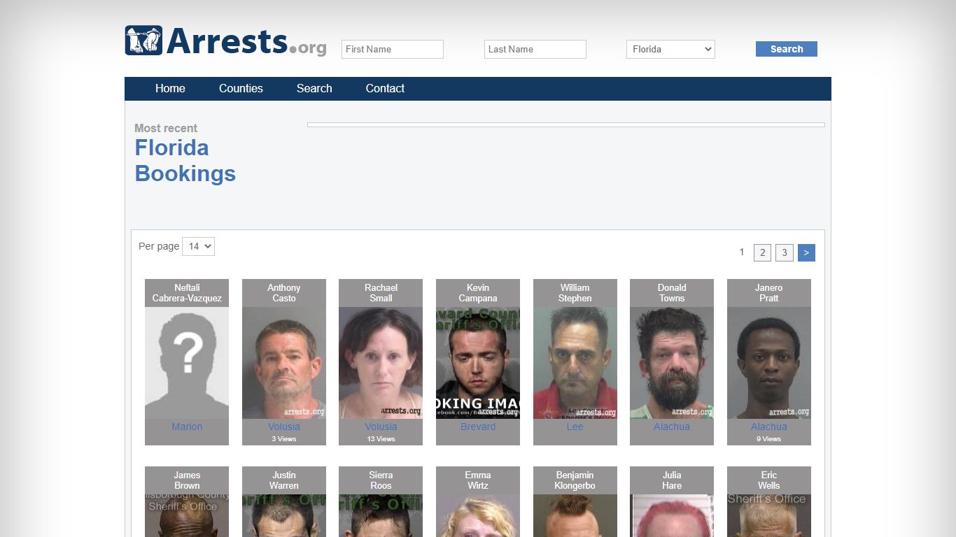 Florida Arrests and Inmate Search